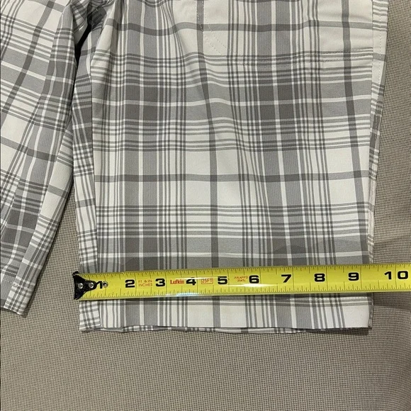 Nike Golf Tour Performance Bundle Gray and Green Plaid Boys Size Large - Picture 12 of 16